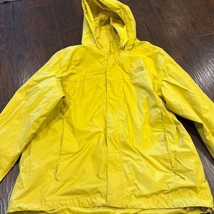 Men’s North Face hooded rain jacket